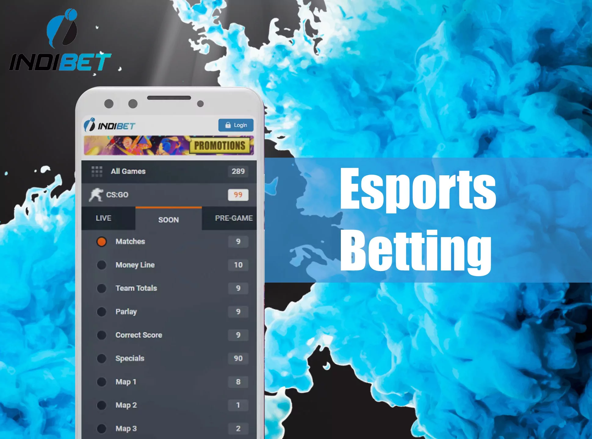 Bet on your favourite esports teams.