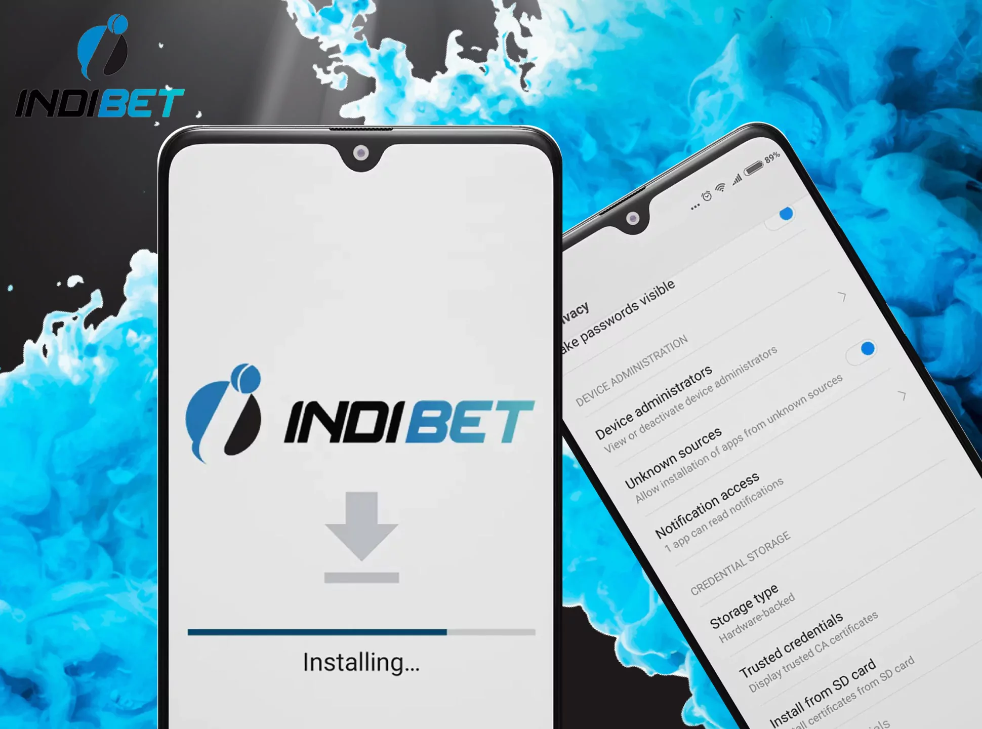 A few simple steps for a quick installation indibet app on your smartphone is very easy.