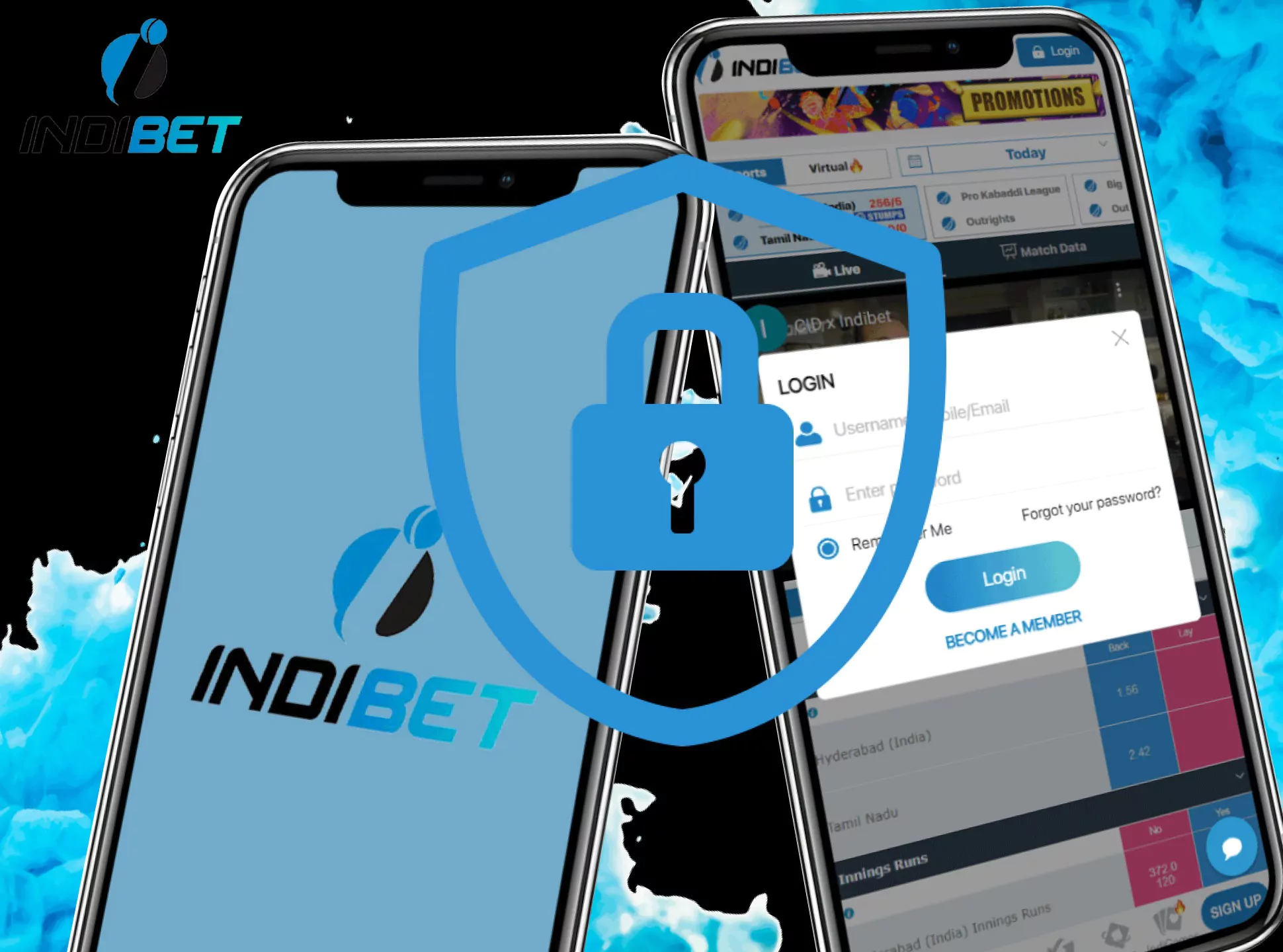 Your information in safe with Indibet.