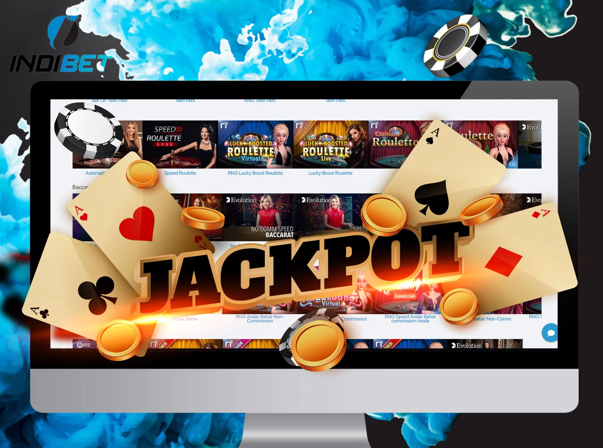 Win big amount of money playing jackpot games.