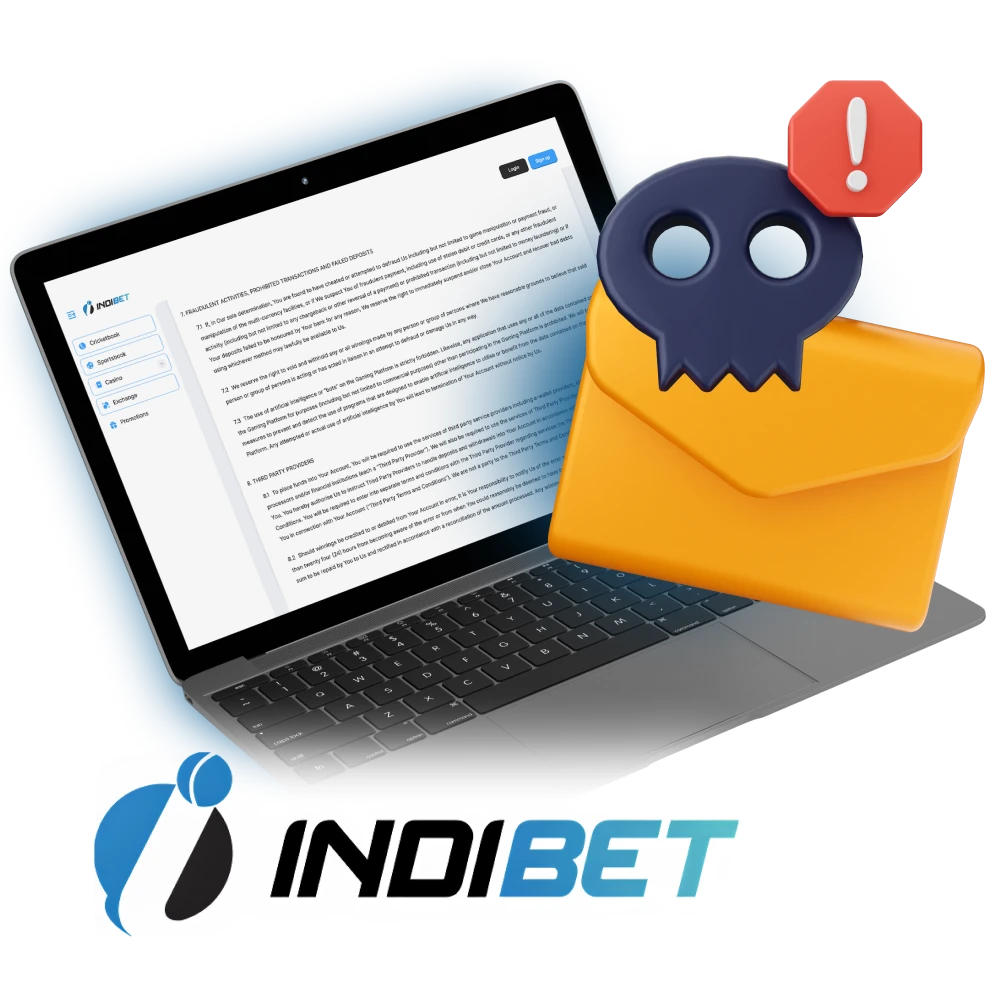 You in safe when betting at Indibet.