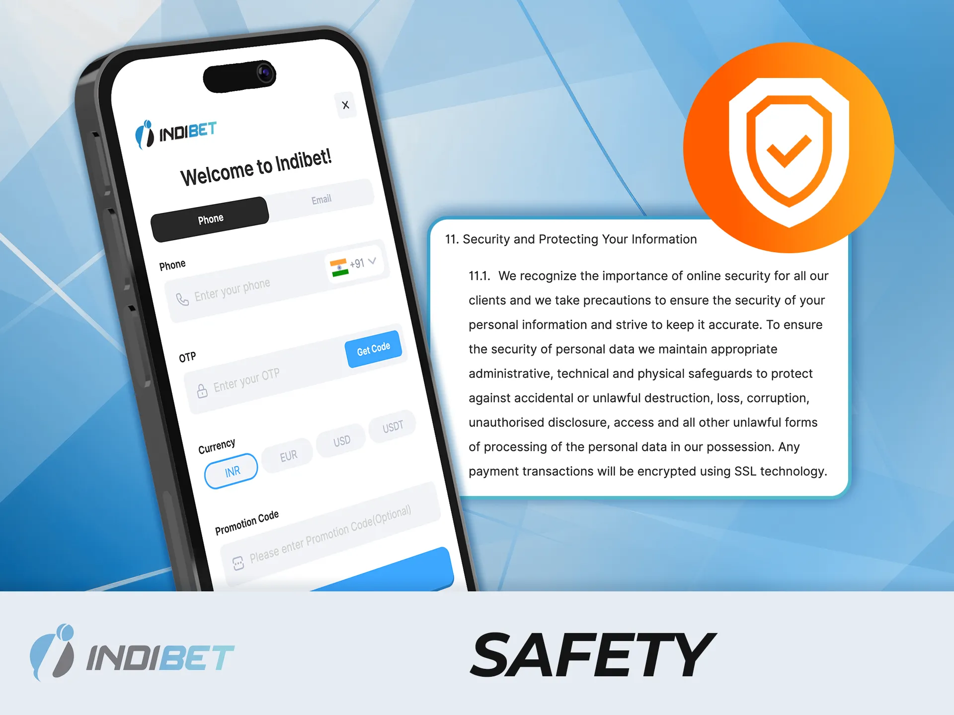 Play confidently knowing the IndiBet app offers top-notch security.
