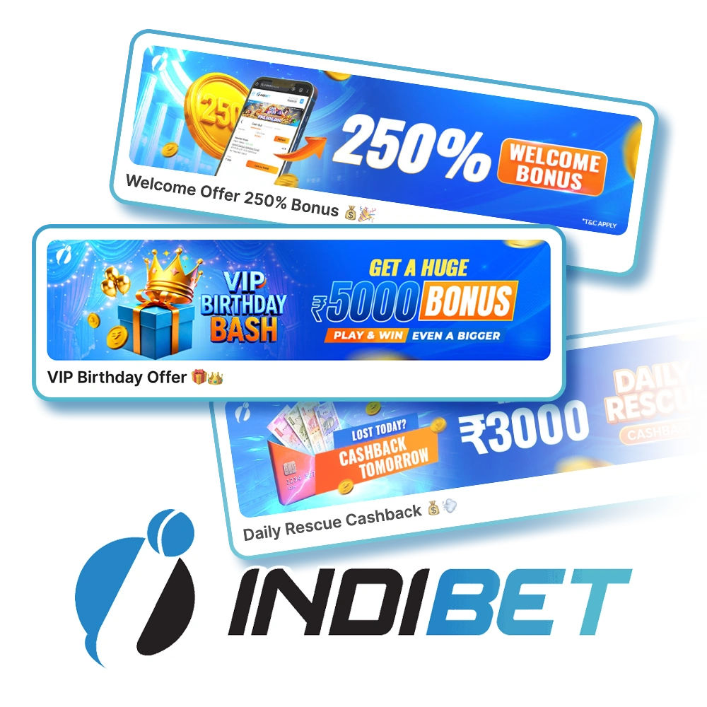 Get exclusive bonuses at IndiBet and sign up to start earning rewards.