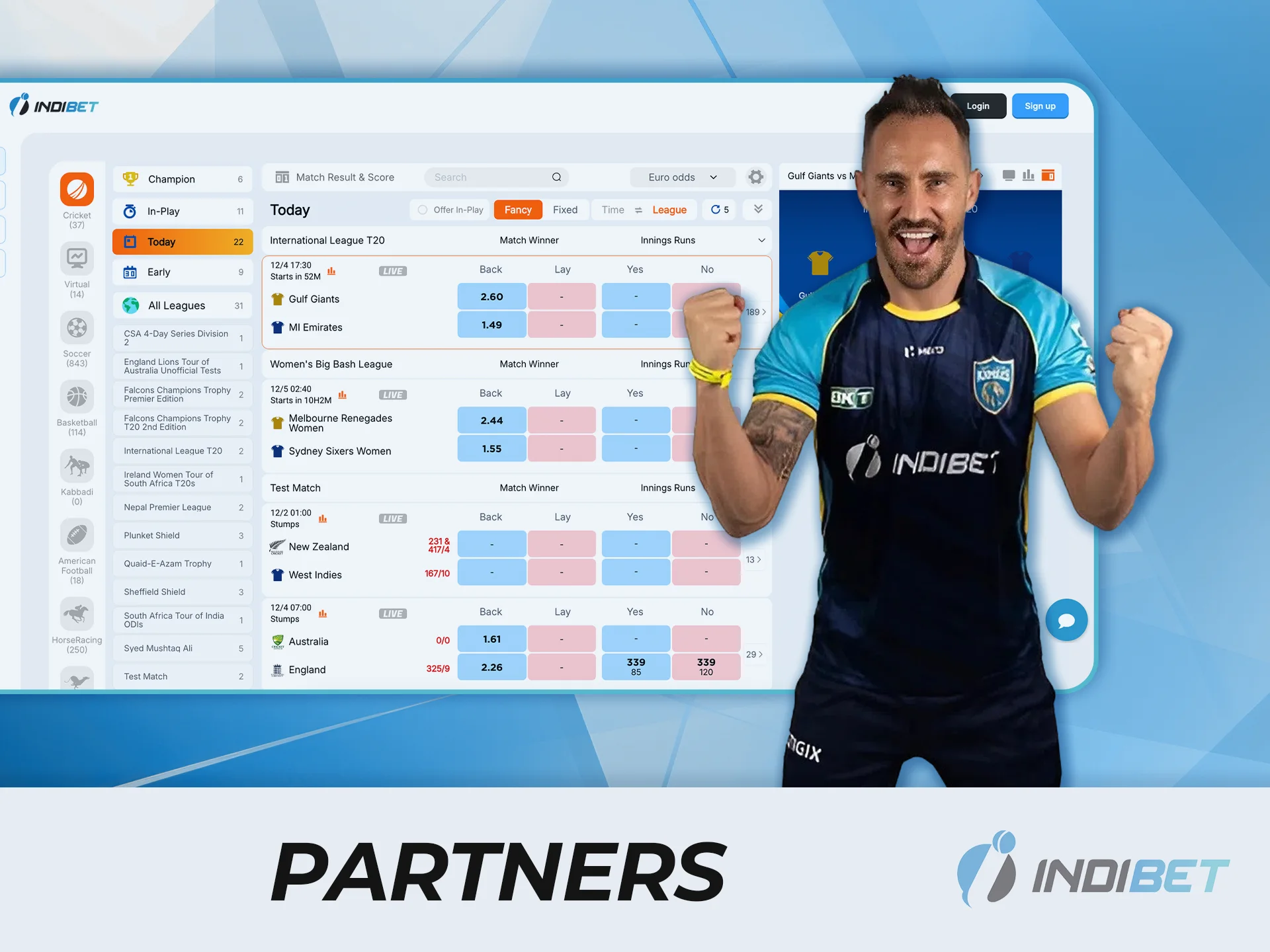 Explore IndiBet’s partnerships and enhance your gaming experience.