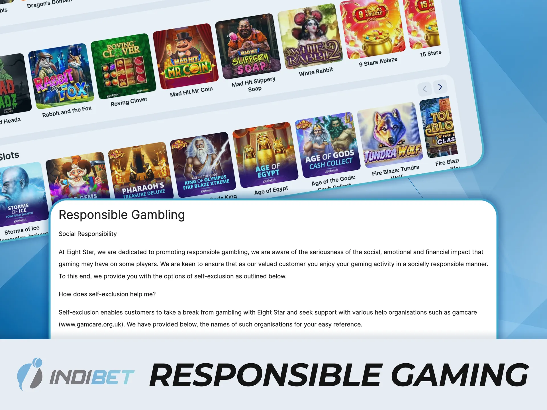 Play responsibly at IndiBet and enjoy a safe betting environment.